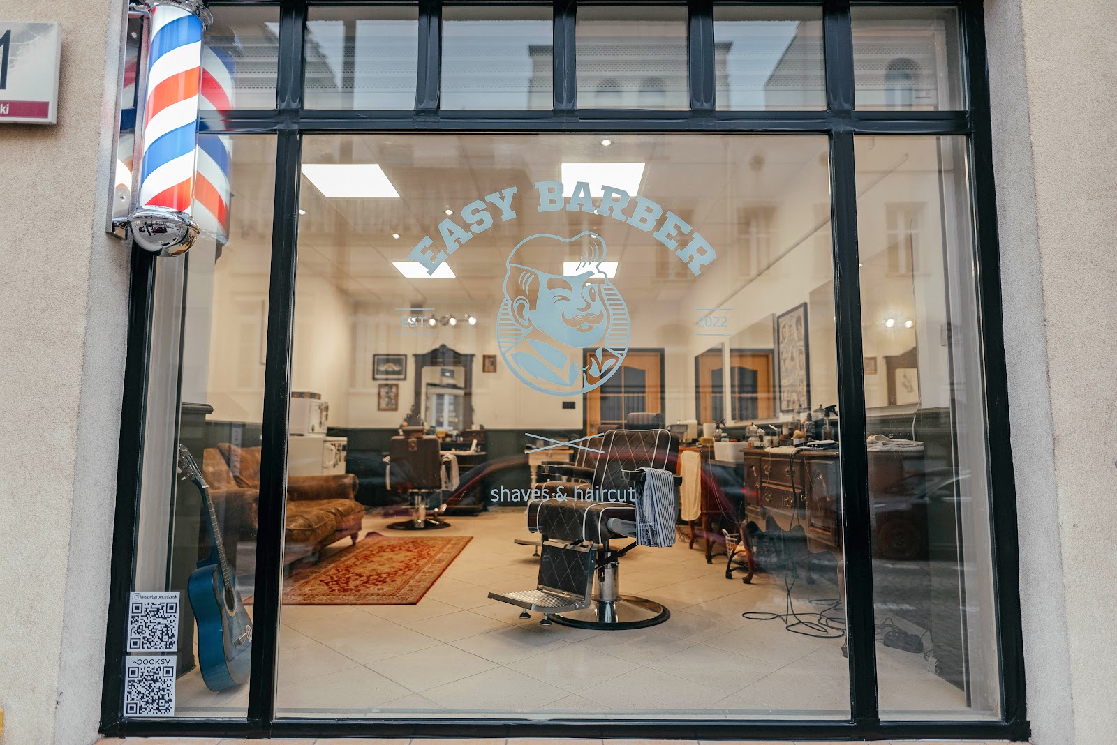Witryna Easy Barber