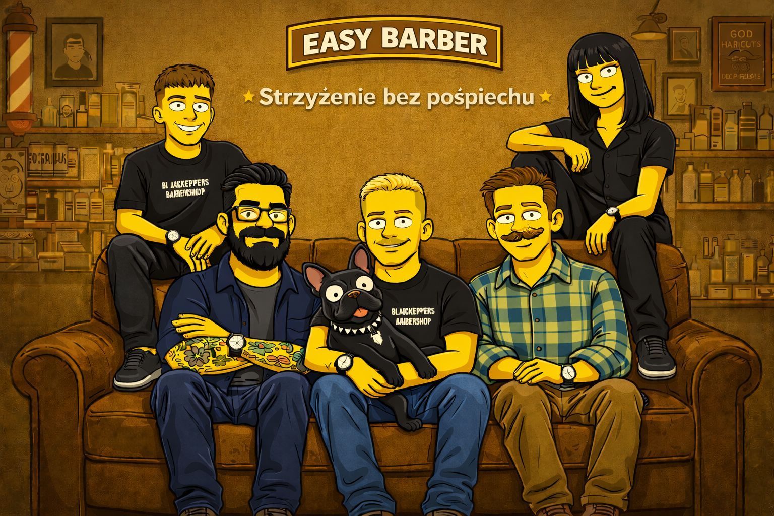 Ilustracja zespołu Easy Barber